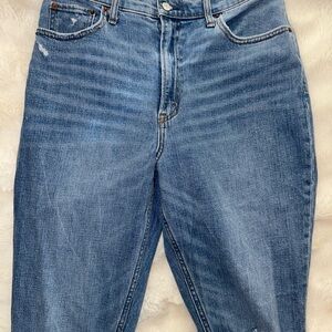 Abercrombie & Fitch Curve Love 90's Slim Straight Ultra High Rise Jeans 30 / 10